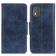 Coque Portefeuille Livre Cuir Etui Clapet M02L pour Nokia C02 Bleu