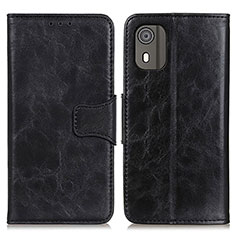 Coque Portefeuille Livre Cuir Etui Clapet M02L pour Nokia C02 Noir