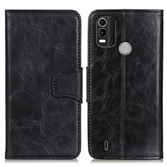 Coque Portefeuille Livre Cuir Etui Clapet M02L pour Nokia C21 Plus Noir