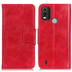 Coque Portefeuille Livre Cuir Etui Clapet M02L pour Nokia C21 Plus Rouge