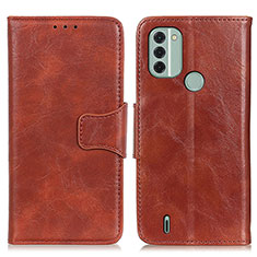 Coque Portefeuille Livre Cuir Etui Clapet M02L pour Nokia C31 Marron