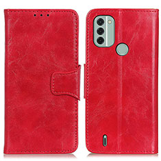 Coque Portefeuille Livre Cuir Etui Clapet M02L pour Nokia C31 Rouge