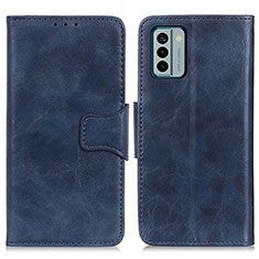 Coque Portefeuille Livre Cuir Etui Clapet M02L pour Nokia G22 Bleu