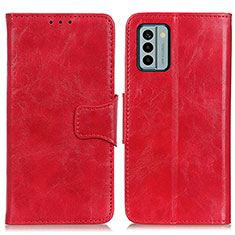 Coque Portefeuille Livre Cuir Etui Clapet M02L pour Nokia G22 Rouge