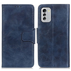 Coque Portefeuille Livre Cuir Etui Clapet M02L pour Nokia G60 5G Bleu