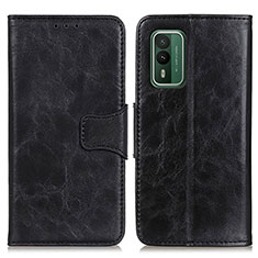 Coque Portefeuille Livre Cuir Etui Clapet M02L pour Nokia XR21 Noir