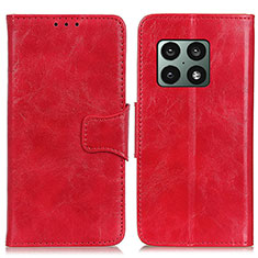 Coque Portefeuille Livre Cuir Etui Clapet M02L pour OnePlus 10 Pro 5G Rouge