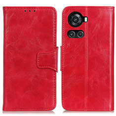 Coque Portefeuille Livre Cuir Etui Clapet M02L pour OnePlus 10R 5G Rouge