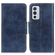 Coque Portefeuille Livre Cuir Etui Clapet M02L pour OnePlus 9RT 5G Bleu