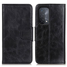 Coque Portefeuille Livre Cuir Etui Clapet M02L pour Oppo A54 5G Noir