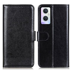 Coque Portefeuille Livre Cuir Etui Clapet M02L pour Oppo F21s Pro 5G Noir