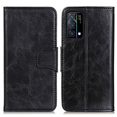 Coque Portefeuille Livre Cuir Etui Clapet M02L pour Oppo K9 5G Noir