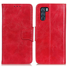 Coque Portefeuille Livre Cuir Etui Clapet M02L pour Oppo K9 Pro 5G Rouge