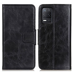 Coque Portefeuille Livre Cuir Etui Clapet M02L pour Realme 9 5G India Noir