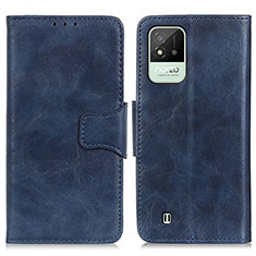 Coque Portefeuille Livre Cuir Etui Clapet M02L pour Realme C11 (2021) Bleu