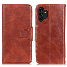 Coque Portefeuille Livre Cuir Etui Clapet M02L pour Samsung Galaxy A04s Marron