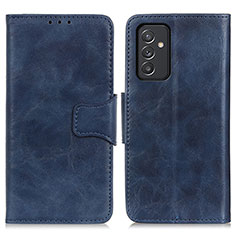 Coque Portefeuille Livre Cuir Etui Clapet M02L pour Samsung Galaxy A15 4G Bleu