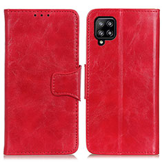 Coque Portefeuille Livre Cuir Etui Clapet M02L pour Samsung Galaxy A22 4G Rouge