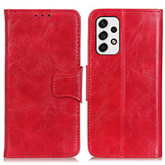 Coque Portefeuille Livre Cuir Etui Clapet M02L pour Samsung Galaxy A53 5G Rouge