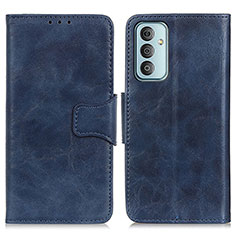 Coque Portefeuille Livre Cuir Etui Clapet M02L pour Samsung Galaxy M23 5G Bleu