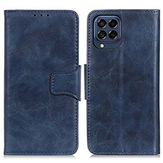 Coque Portefeuille Livre Cuir Etui Clapet M02L pour Samsung Galaxy M53 5G Bleu