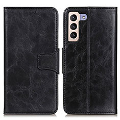 Coque Portefeuille Livre Cuir Etui Clapet M02L pour Samsung Galaxy S21 FE 5G Noir