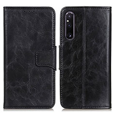 Coque Portefeuille Livre Cuir Etui Clapet M02L pour Sony Xperia 1 V Noir