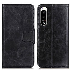 Coque Portefeuille Livre Cuir Etui Clapet M02L pour Sony Xperia 5 IV Noir