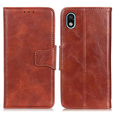 Coque Portefeuille Livre Cuir Etui Clapet M02L pour Sony Xperia Ace III Marron