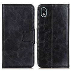 Coque Portefeuille Livre Cuir Etui Clapet M02L pour Sony Xperia Ace III SO-53C Noir