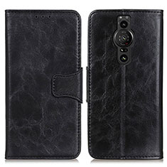 Coque Portefeuille Livre Cuir Etui Clapet M02L pour Sony Xperia PRO-I Noir