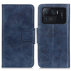 Coque Portefeuille Livre Cuir Etui Clapet M02L pour Xiaomi Mi 11 Ultra 5G Bleu