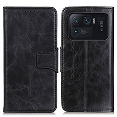 Coque Portefeuille Livre Cuir Etui Clapet M02L pour Xiaomi Mi 11 Ultra 5G Noir