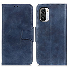 Coque Portefeuille Livre Cuir Etui Clapet M02L pour Xiaomi Mi 11i 5G Bleu