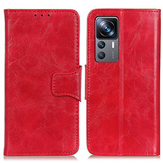 Coque Portefeuille Livre Cuir Etui Clapet M02L pour Xiaomi Mi 12T 5G Rouge