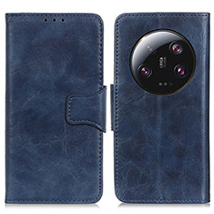 Coque Portefeuille Livre Cuir Etui Clapet M02L pour Xiaomi Mi 13 Ultra 5G Bleu