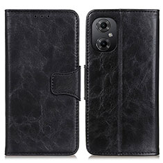 Coque Portefeuille Livre Cuir Etui Clapet M02L pour Xiaomi Poco M4 5G Noir