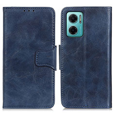 Coque Portefeuille Livre Cuir Etui Clapet M02L pour Xiaomi Redmi 10 5G Bleu