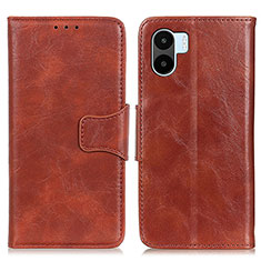 Coque Portefeuille Livre Cuir Etui Clapet M02L pour Xiaomi Redmi A1 Marron