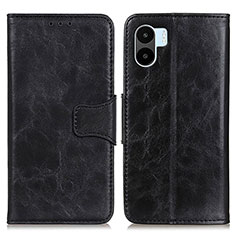 Coque Portefeuille Livre Cuir Etui Clapet M02L pour Xiaomi Redmi A1 Noir