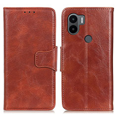 Coque Portefeuille Livre Cuir Etui Clapet M02L pour Xiaomi Redmi A1 Plus Marron