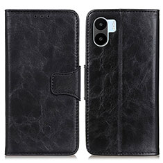 Coque Portefeuille Livre Cuir Etui Clapet M02L pour Xiaomi Redmi A2 Plus Noir