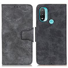 Coque Portefeuille Livre Cuir Etui Clapet M03L pour Motorola Moto E30 Noir