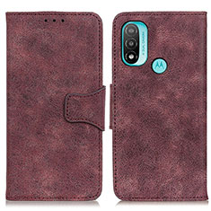 Coque Portefeuille Livre Cuir Etui Clapet M03L pour Motorola Moto E40 Violet