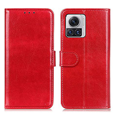 Coque Portefeuille Livre Cuir Etui Clapet M03L pour Motorola Moto Edge 30 Ultra 5G Rouge