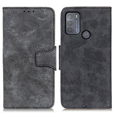 Coque Portefeuille Livre Cuir Etui Clapet M03L pour Motorola Moto G50 Noir