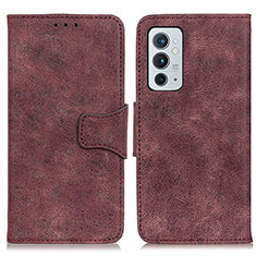 Coque Portefeuille Livre Cuir Etui Clapet M03L pour OnePlus 9RT 5G Violet