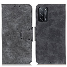 Coque Portefeuille Livre Cuir Etui Clapet M03L pour Oppo A53s 5G Noir