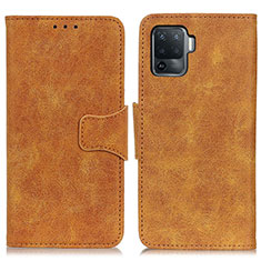 Coque Portefeuille Livre Cuir Etui Clapet M03L pour Oppo A94 4G Kaki