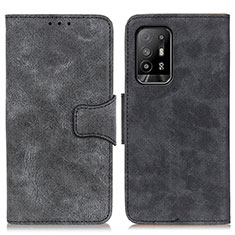 Coque Portefeuille Livre Cuir Etui Clapet M03L pour Oppo A94 5G Noir